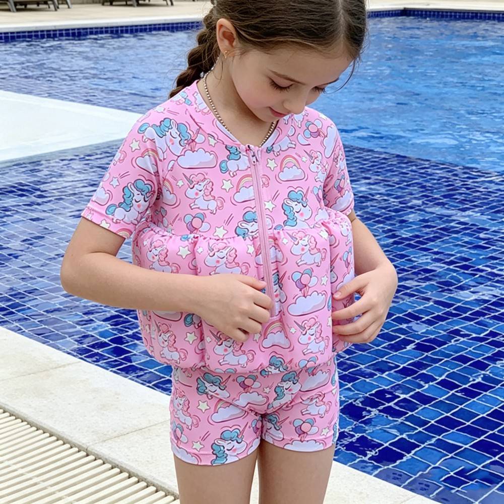 Baby Swimwear Uv - Maiô Infantil Feminino 2026 de Uma