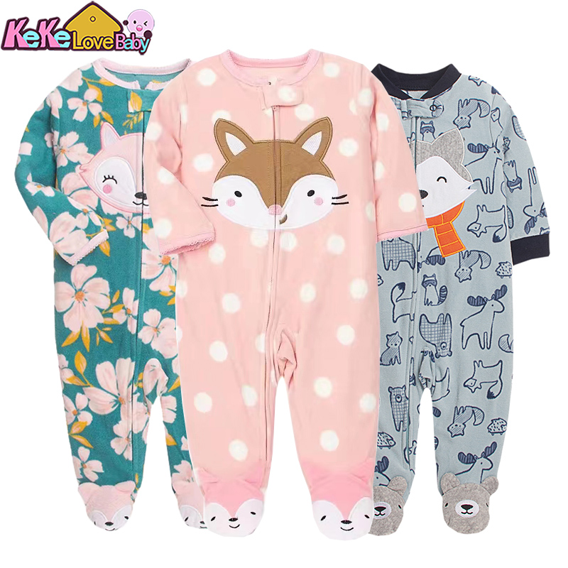 Baby Clothing Zip - Bebê recém-nascido menino menina macacão roupas