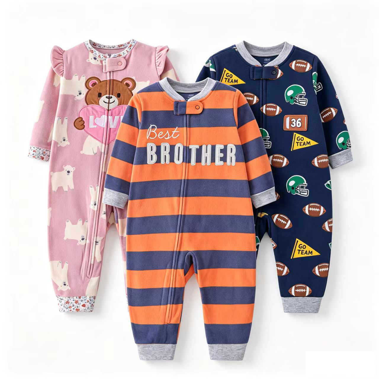 Baby Clothing Zip - Novos Macacões de Inverno 2026 para