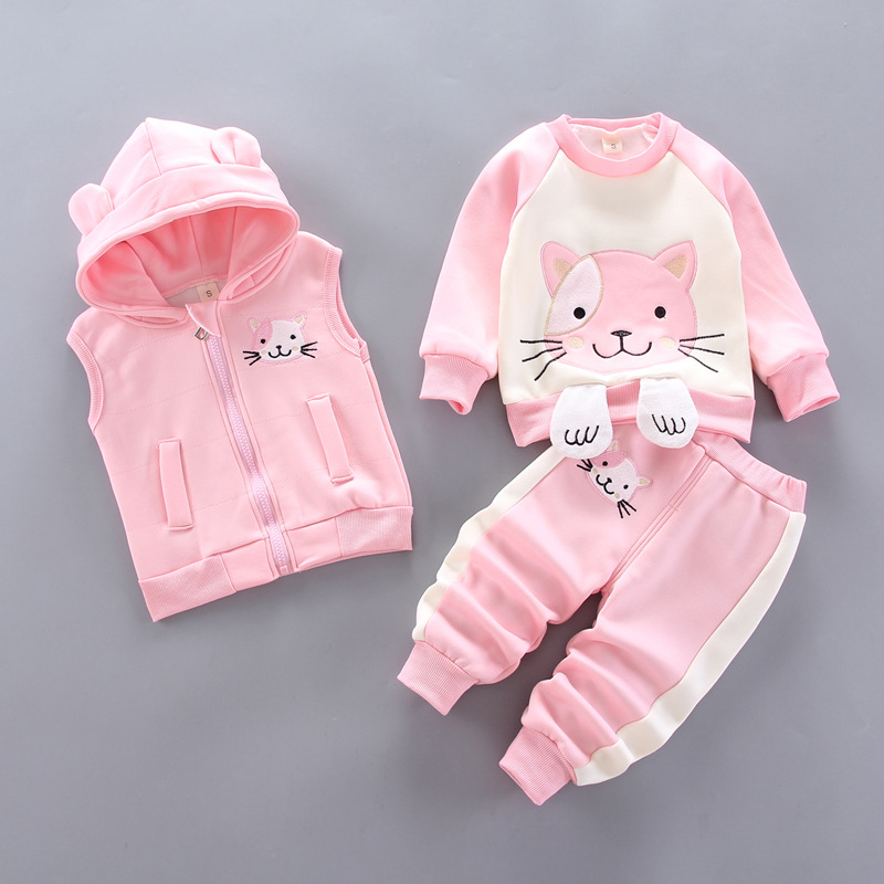 Baby Clothing Zip - Inverno bebê meninos conjuntos de roupas