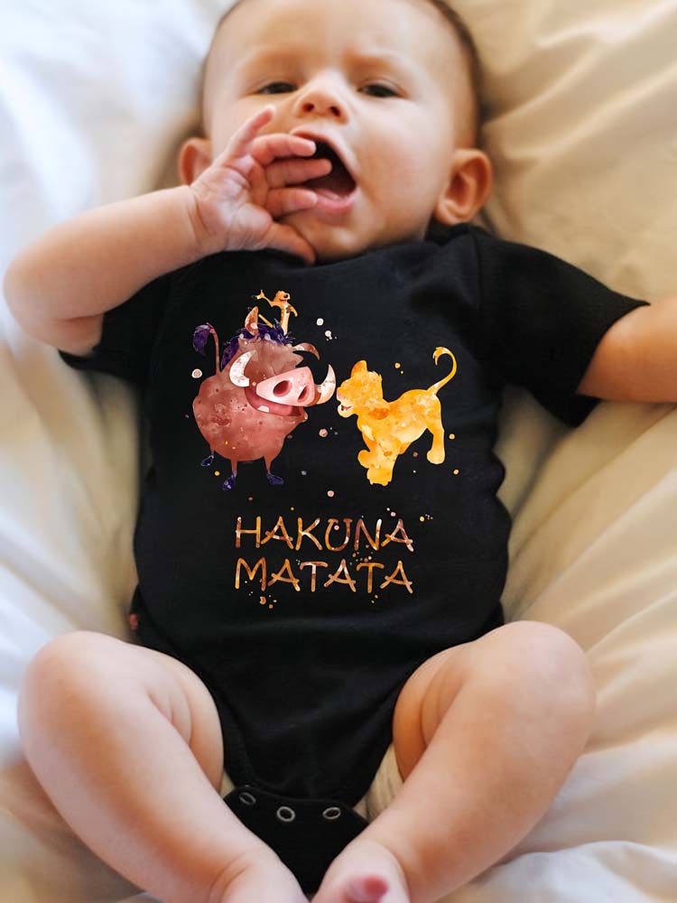 Baby Clothing Clearance - Desenhos animados hakuna matata o rei