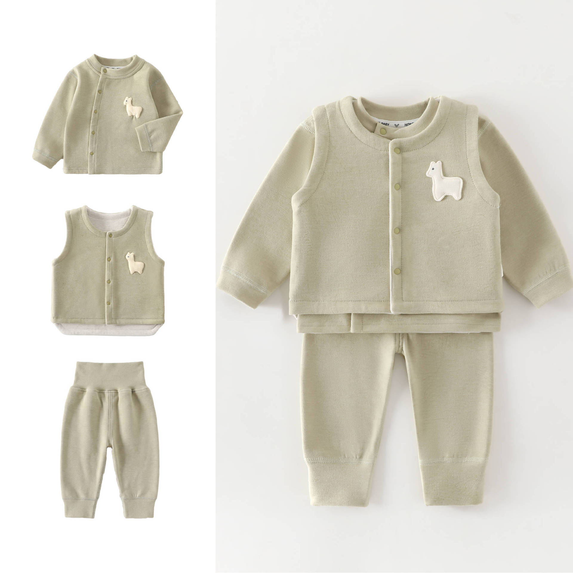 Baby Clothing Quality - Conjunto de 3 Peças para Bebês