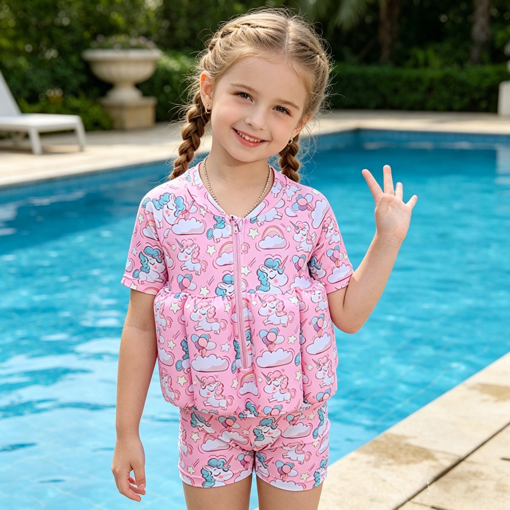 Maiô Infantil Feminino 2026 de - Baby Swimwear Uv avaliação e preço