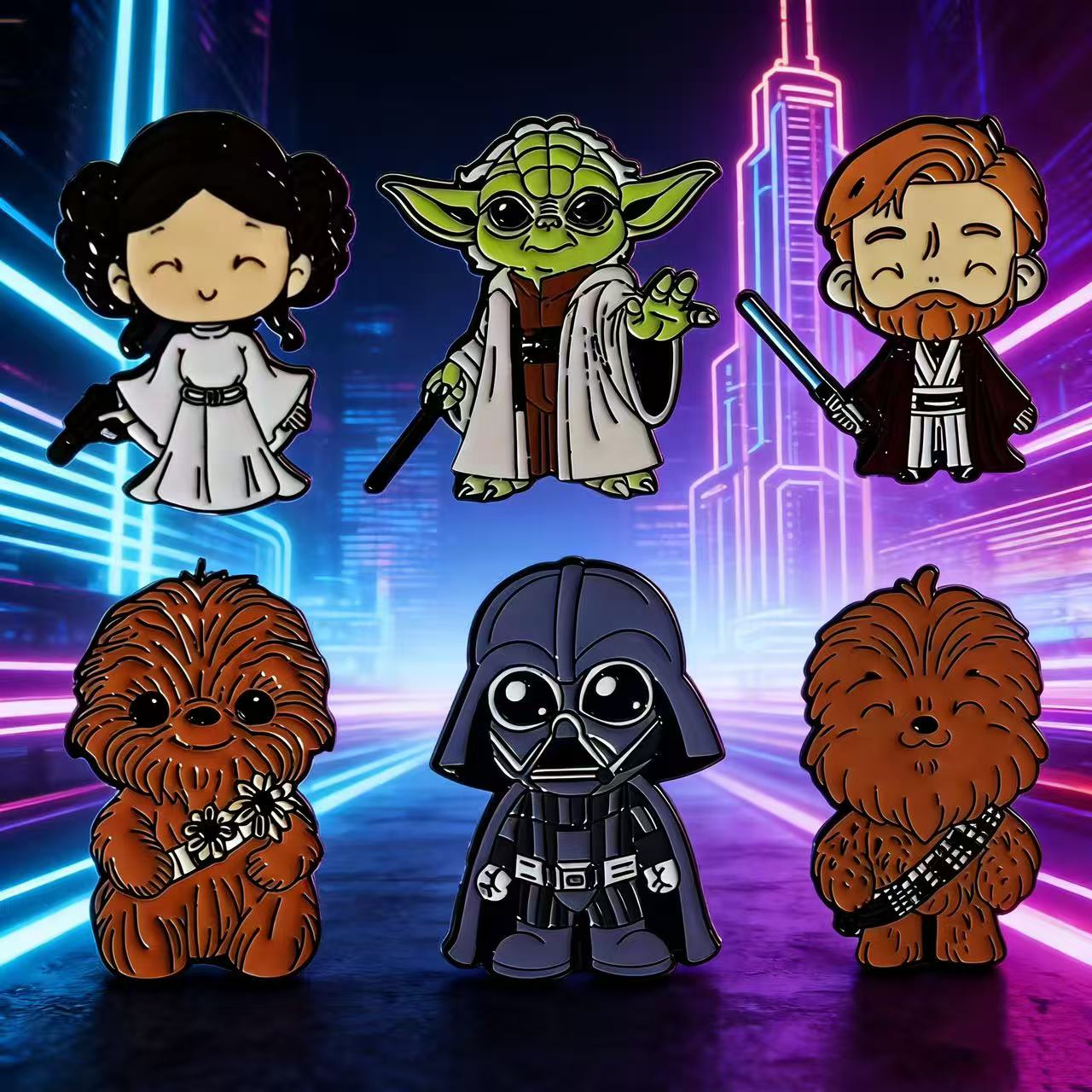 Conjunto de 6 Broches Colecion - Baby Yoda Clothing avaliação e preço
