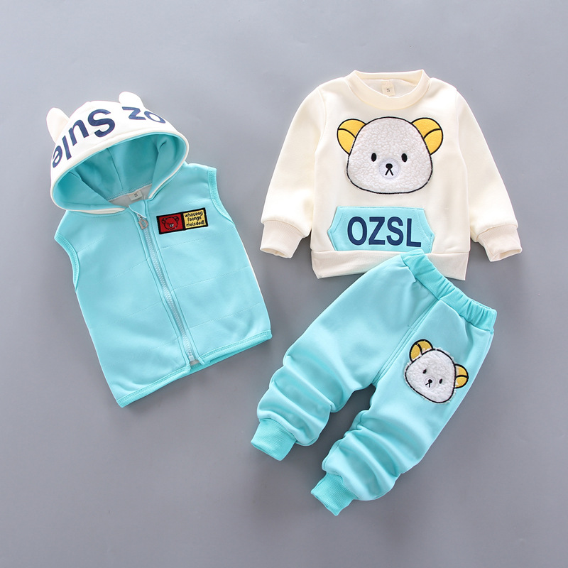Inverno bebê meninos conjuntos - Baby Clothing Zip avaliação e preço