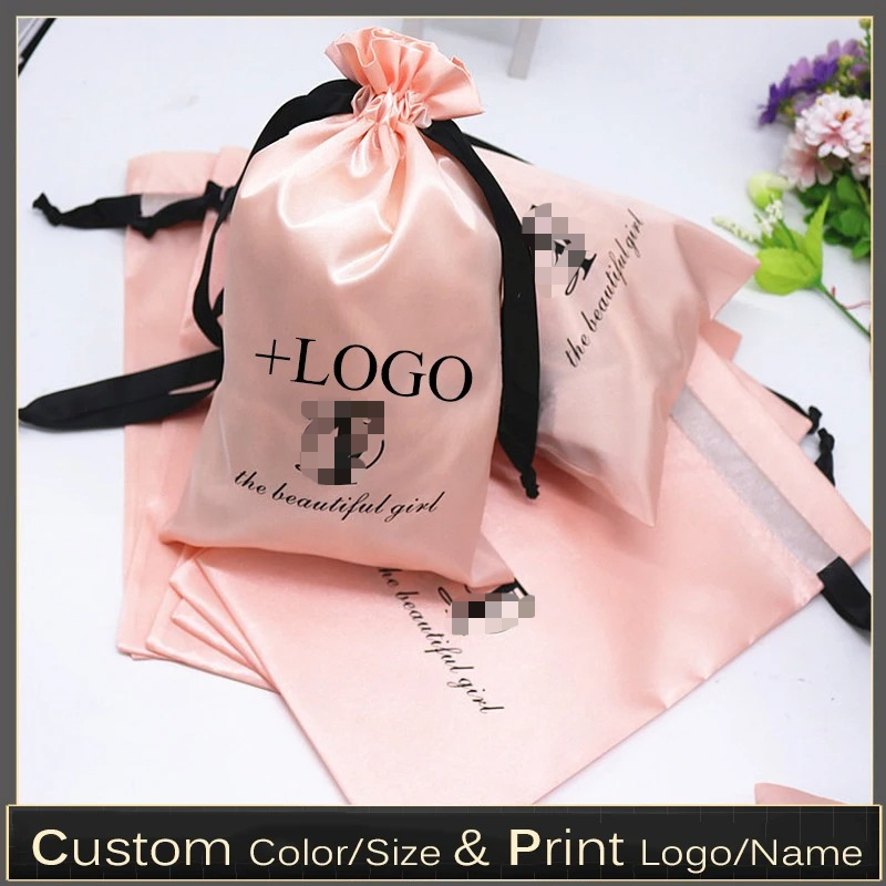20 pces bebê rosa cetim seda b - Baby Clothing Bag avaliação e preço