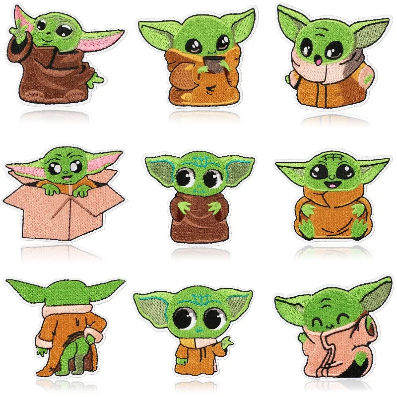9 peças de Patches Termocolant - Baby Yoda Clothing avaliação e preço