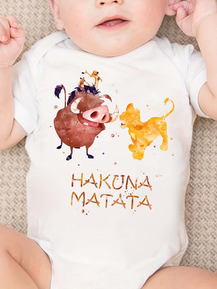 Desenhos animados hakuna matat - Baby Clothing Clearance avaliação e preço