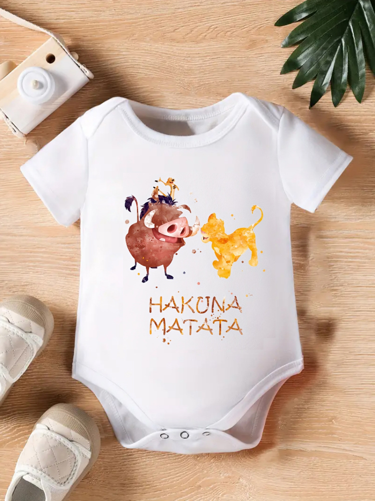 Desenhos animados hakuna matat - Baby Clothing Clearance avaliação e preço