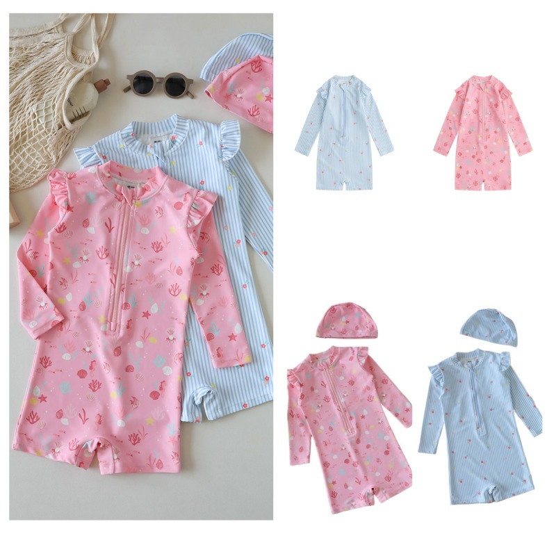 Maiô Infantil de Manga Longa c - Baby Swimwear Uv avaliação e preço