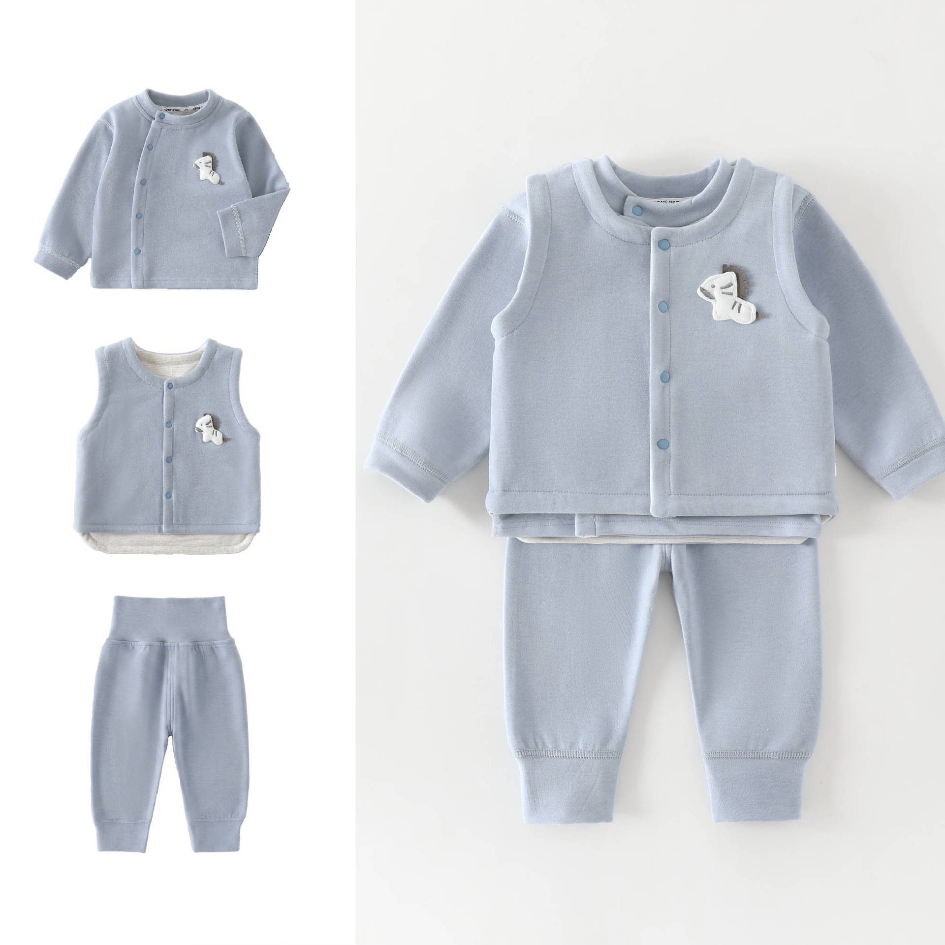 Conjunto de 3 Peças para Bebês - Baby Clothing Quality avaliação e preço