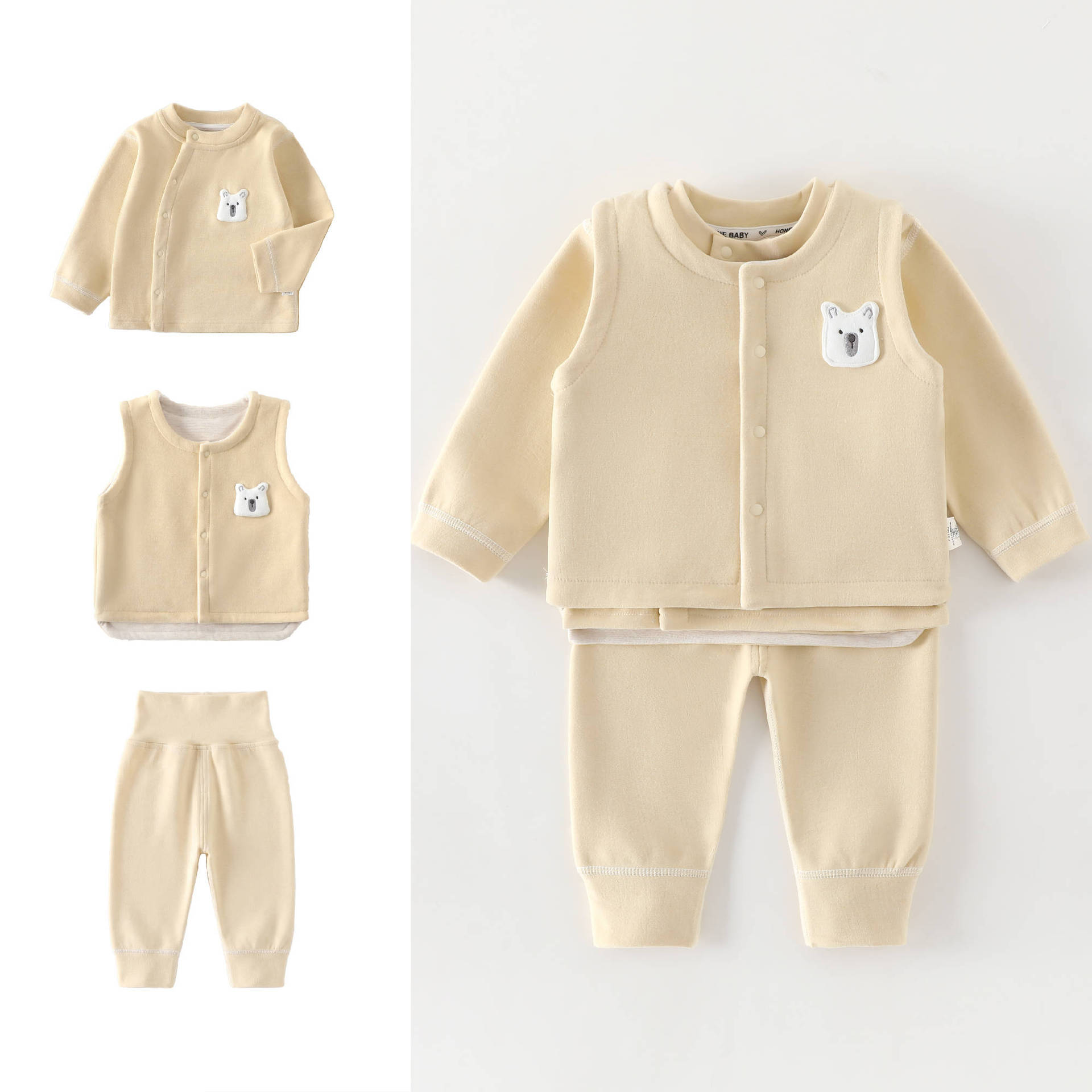 Conjunto de 3 Peças para Bebês - Baby Clothing Quality avaliação e preço