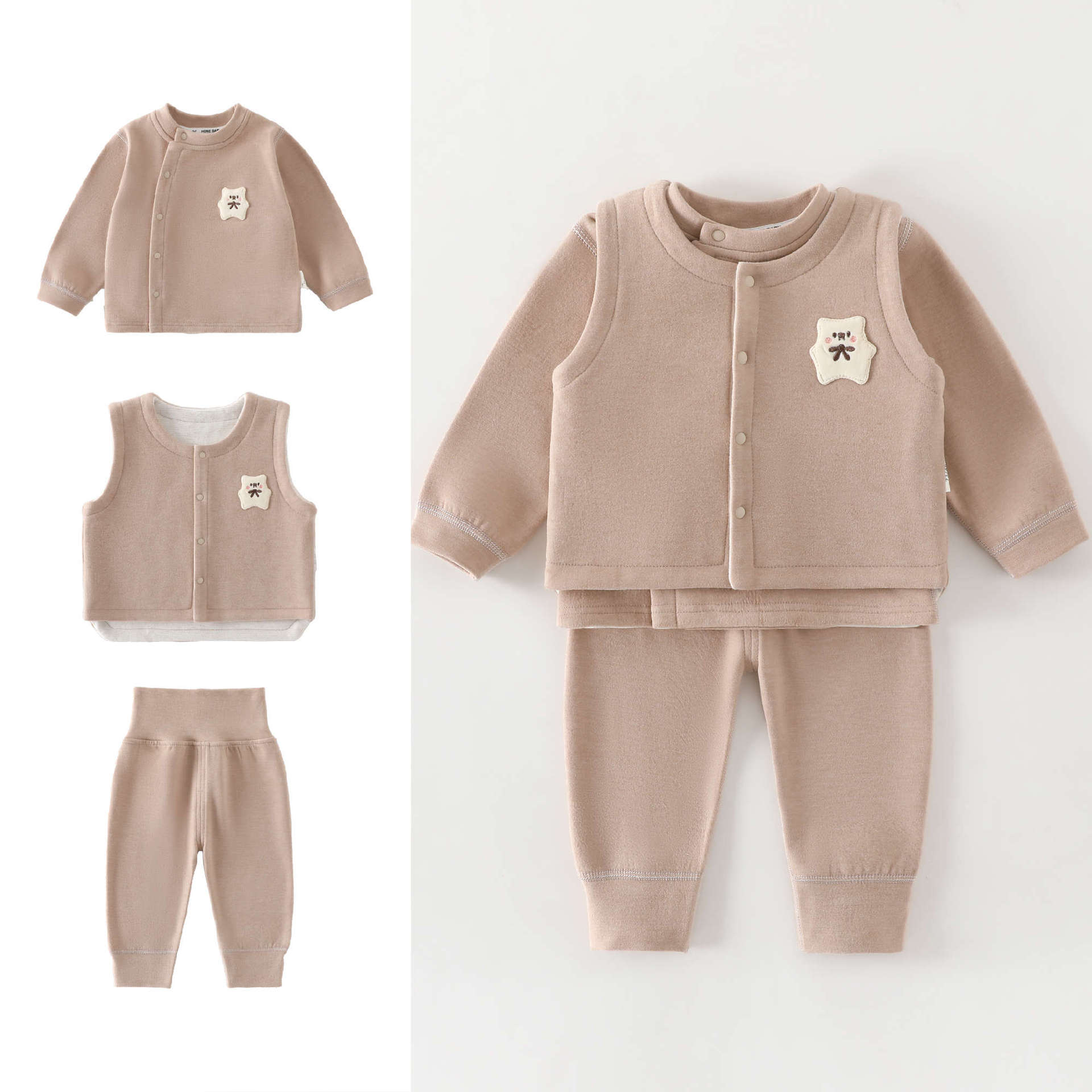 Conjunto de 3 Peças para Bebês - Baby Clothing Quality avaliação e preço